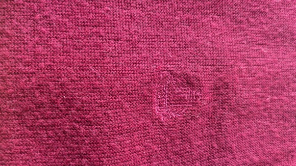Vintage Izod Red/Burgundy V Neck Sweater Med Mens, Preppy, Casual, Lightweight - Picture 8 of 8